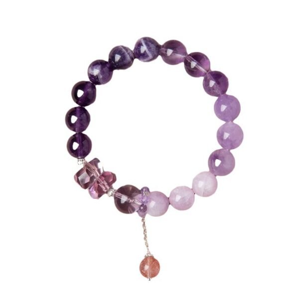 The Scholar's Amethyst Flame Bracelet - Celestial Guardian for Exams & New Beginnings